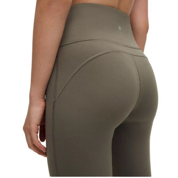 Lululemon Women's size 10 Groove Nulu Super High Rise Flared Pant Green - Picture 3 of 11